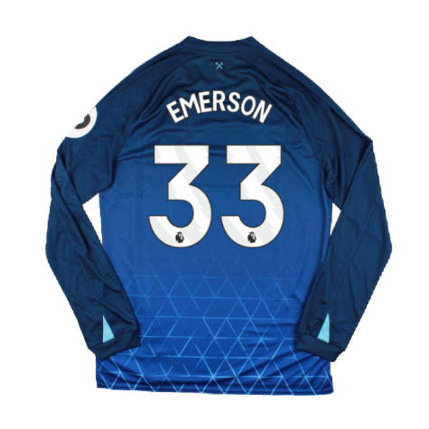 2023-2024 West Ham Long Sleeve Third Shirt (EMERSON 33)