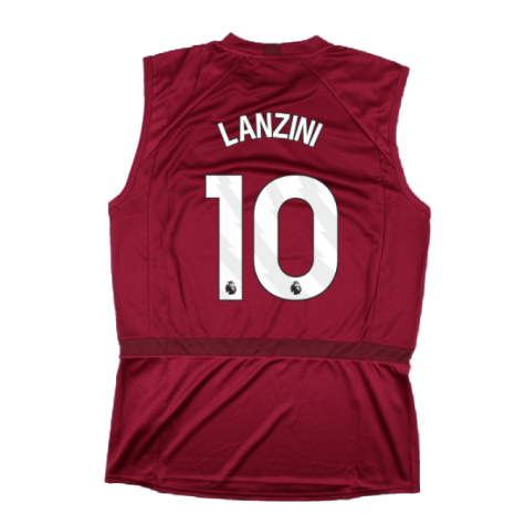 2023-2024 West Ham Sleeveless Tee (Claret) (LANZINI 10)