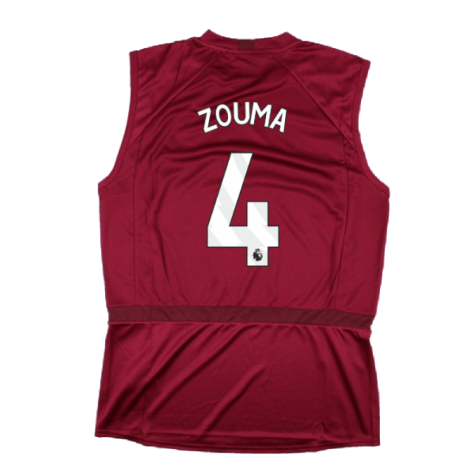 2023-2024 West Ham Sleeveless Tee (Claret) (ZOUMA 4)