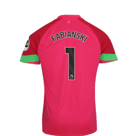 2023-2024 West Ham Third Goalkeeper Shirt (Pink) - Kids (Fabianski 1)