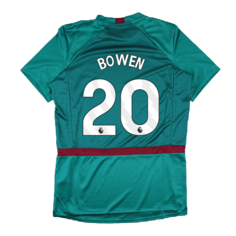 2023-2024 West Ham Training Jersey (Alexanderite) (BOWEN 20)