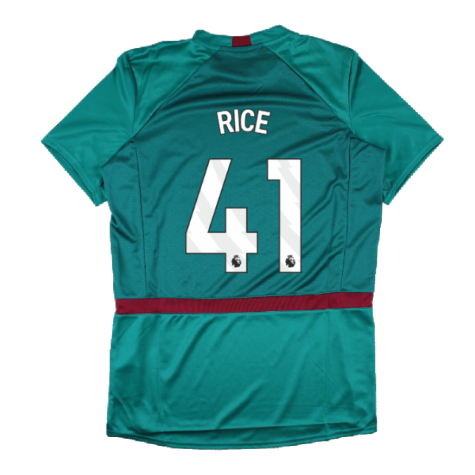 2023-2024 West Ham Training Jersey (Alexanderite) (RICE 41)