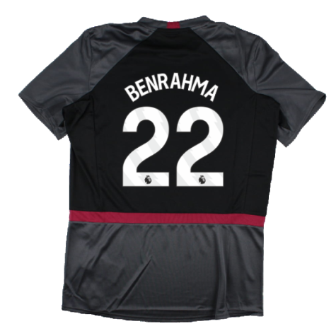 2023-2024 West Ham Training Jersey (Carbon) (BENRAHMA 22)