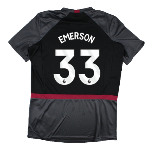 2023-2024 West Ham Training Jersey (Carbon) (EMERSON 33)