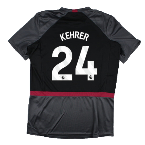 2023-2024 West Ham Training Jersey (Carbon) (KEHRER 24)