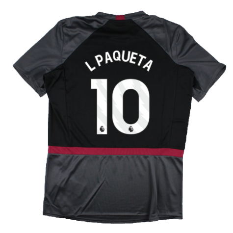 2023-2024 West Ham Training Jersey (Carbon) (L PAQUETA 10)