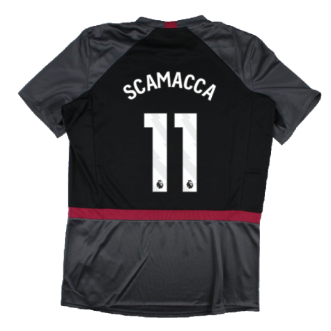 2023-2024 West Ham Training Jersey (Carbon) (SCAMACCA 11)