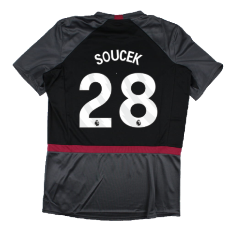 2023-2024 West Ham Training Jersey (Carbon) (SOUCEK 28)