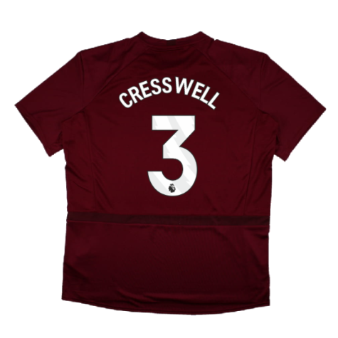 2023-2024 West Ham Training Jersey (Claret) (CRESSWELL 3)