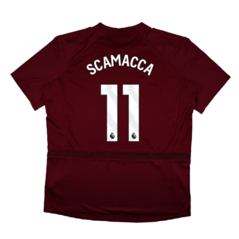 2023-2024 West Ham Training Jersey (Claret) (SCAMACCA 11)