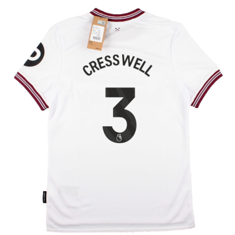 2023-2024 West Ham United Away Shirt (CRESSWELL 3)