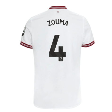 2023-2024 West Ham United Away Shirt (Kids) (ZOUMA 4)