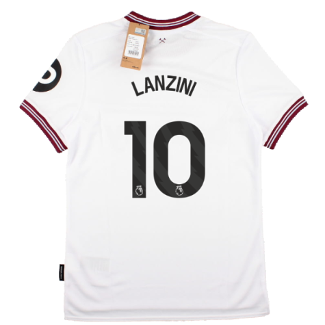 2023-2024 West Ham United Away Shirt (LANZINI 10)