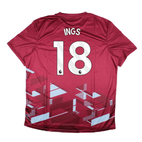 2023-2024 West Ham Warm Up Jersey (Claret) (INGS 18)