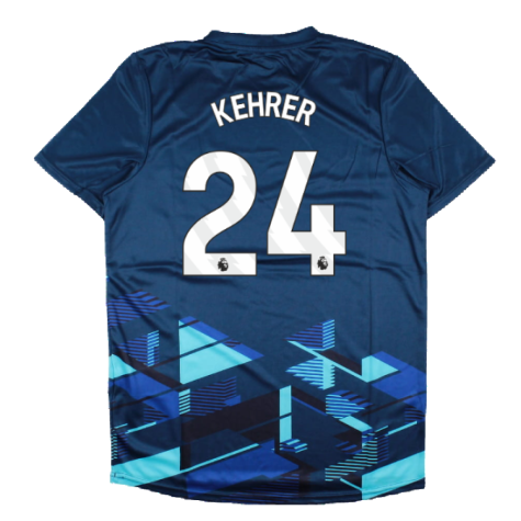 2023-2024 West Ham Warm Up Jersey (Navy) (KEHRER 24)