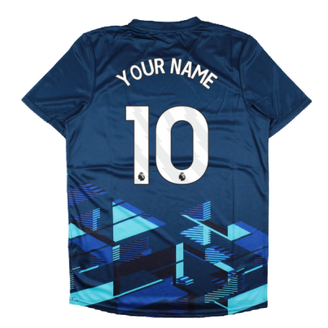 2023-2024 West Ham Warm Up Jersey (Navy) (Your Name)