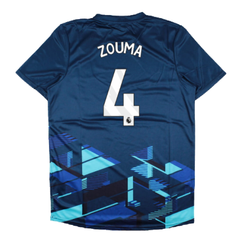 2023-2024 West Ham Warm Up Jersey (Navy) (ZOUMA 4)