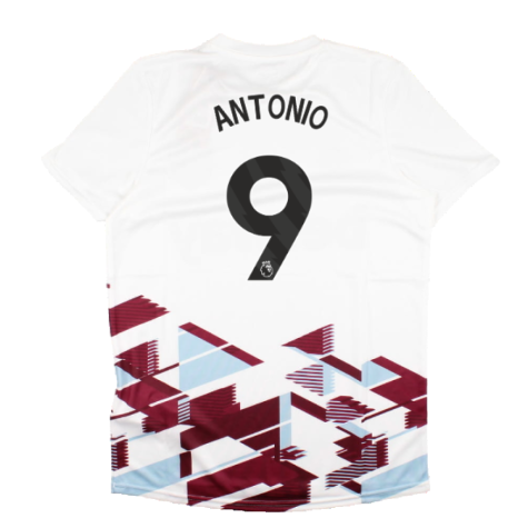 2023-2024 West Ham Warm Up Jersey (White) (ANTONIO 9)