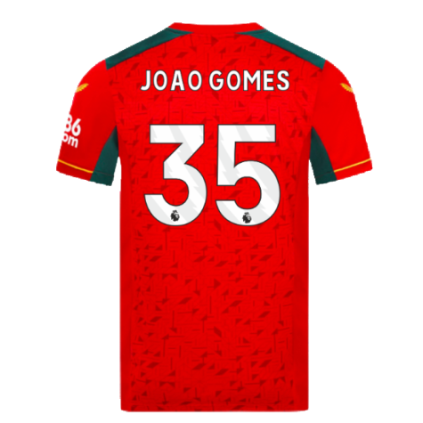 2023-2024 Wolves Away Shirt (JOAO GOMES 35)