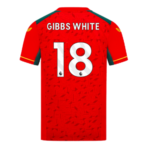 2023-2024 Wolves Away Shirt - Kids (GIBBS WHITE 18)