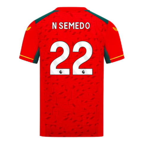 2023-2024 Wolves Away Shirt - Kids (N SEMEDO 22)