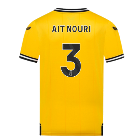 2023-2024 Wolves Home Shirt (Kids) (AIT NOURI 3)