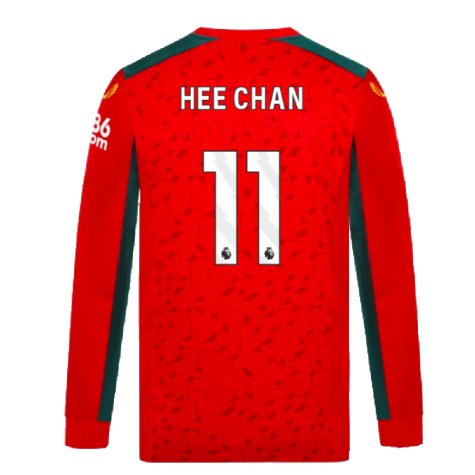 2023-2024 Wolves Long Sleeve Away Shirt (HEE CHAN 11)