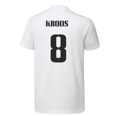 2023 Real Madrid Graphic Tee (White) (KROOS 8)