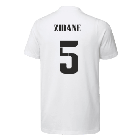 2023 Real Madrid Graphic Tee (White) (ZIDANE 5)