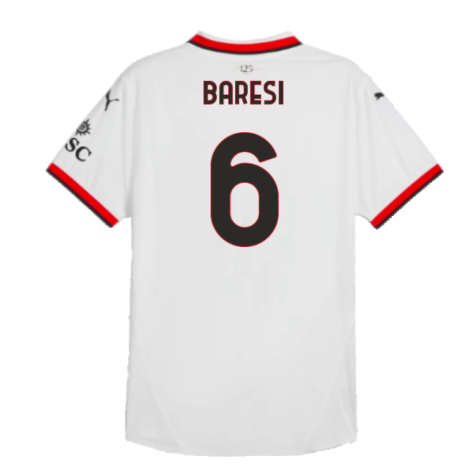 2024-2025 AC Milan Away Authentic Shirt (Baresi 6)