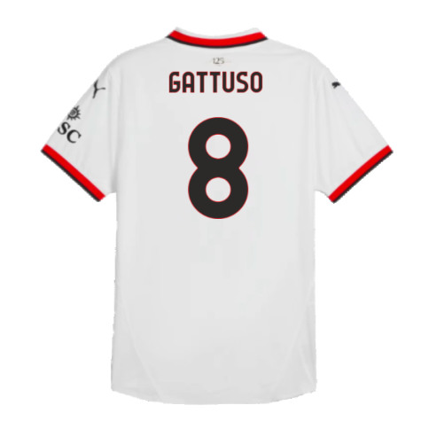 2024-2025 AC Milan Away Authentic Shirt (Gattuso 8)