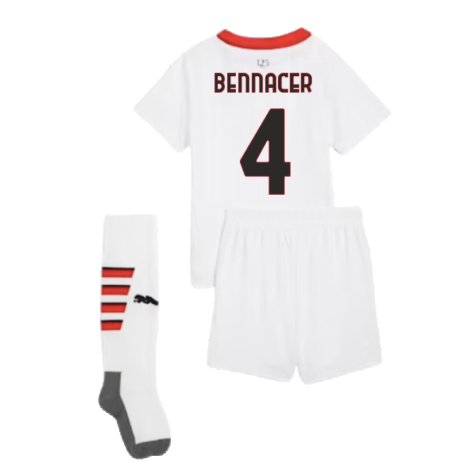 2024-2025 AC Milan Away Mini Kit (Bennacer 4)