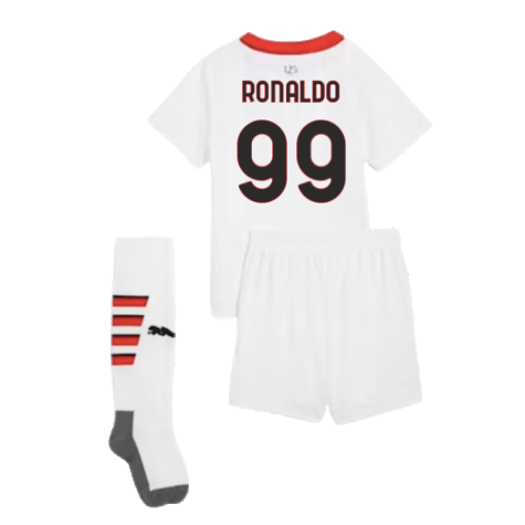 2024-2025 AC Milan Away Mini Kit (Ronaldo 99)