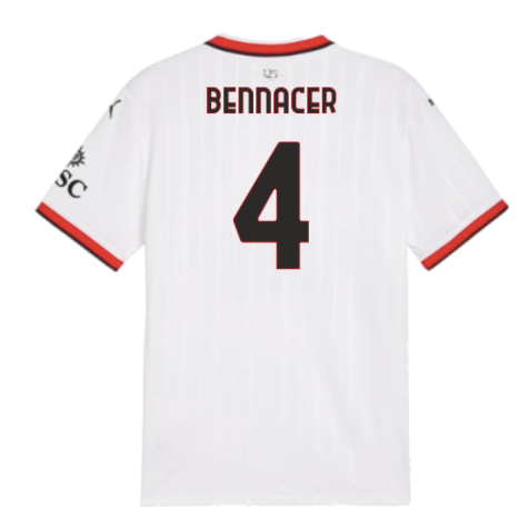 2024-2025 AC Milan Away Shirt (Bennacer 4)