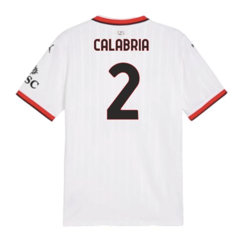 2024-2025 AC Milan Away Shirt (Calabria 2)