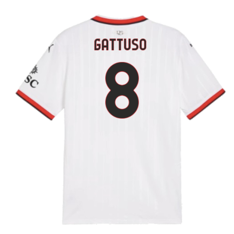 2024-2025 AC Milan Away Shirt (Gattuso 8)