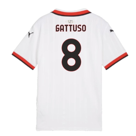 2024-2025 AC Milan Away Shirt (Kids) (Gattuso 8)