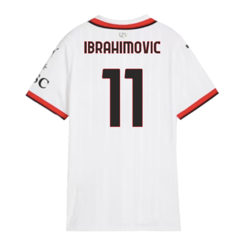 2024-2025 AC Milan Away Shirt (Womens) (Ibrahimovic 11)