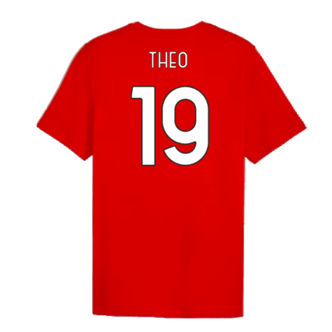 2024-2025 AC Milan ftblCulture Tee (Red) (Theo 19)