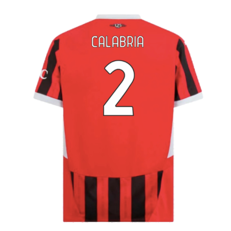 2024-2025 AC Milan Home Shirt (Calabria 2)