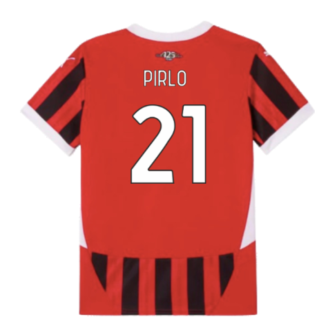 2024-2025 AC Milan Home Shirt (Kids) (Pirlo 21)