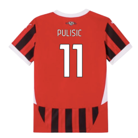 2024-2025 AC Milan Home Shirt (Kids) (Pulisic 11)