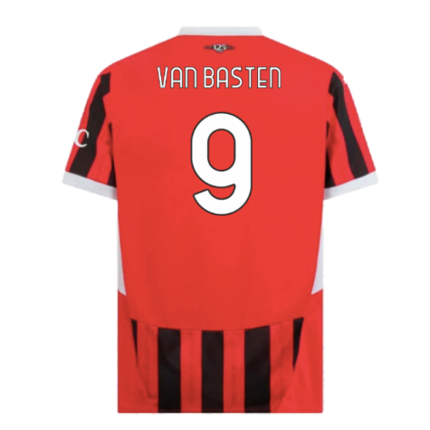 2024-2025 AC Milan Home Shirt (Van Basten 9)