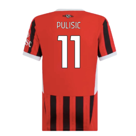 2024-2025 AC Milan Home Shirt (Womens) (Pulisic 11)