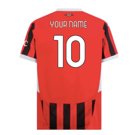 2024-2025 AC Milan Home Shirt (Your Name)