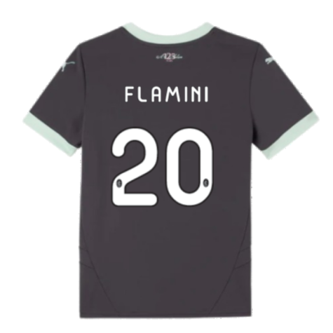 2024-2025 AC Milan Third Shirt (Kids) (FLAMINI 20)