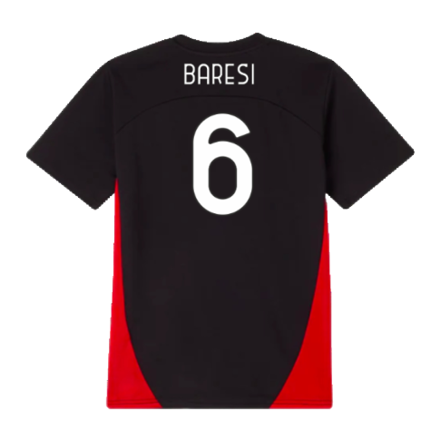 2024-2025 AC Milan Training Shirt (Black) - Kids (Baresi 6)