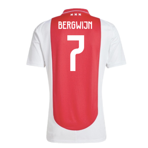 2024-2025 Ajax Home Shirt (Bergwijn 7)