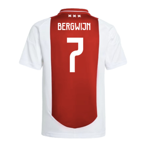 2024-2025 Ajax Home Shirt (Kids) (Bergwijn 7)