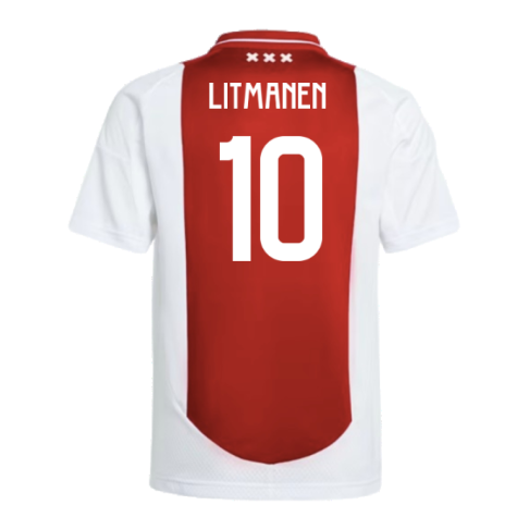 2024-2025 Ajax Home Shirt (Kids) (Litmanen 10)